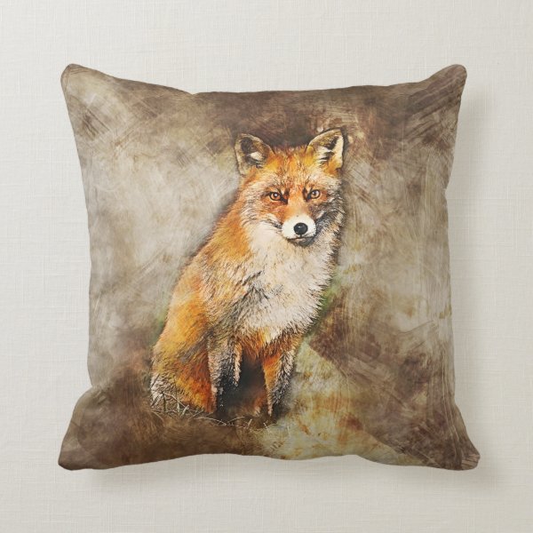 Fox Decorative & Throw Pillows Zazzle