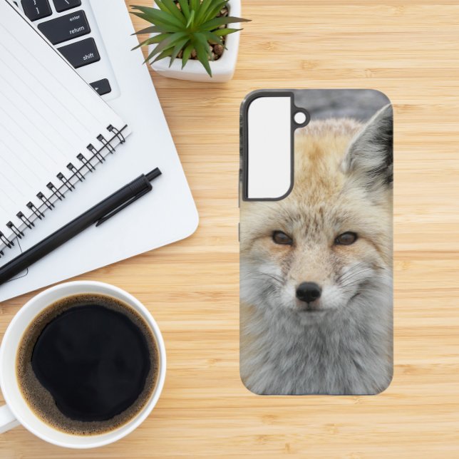 Cute Red Fox Wildlife Photo Samsung Galaxy Case (In Situ)