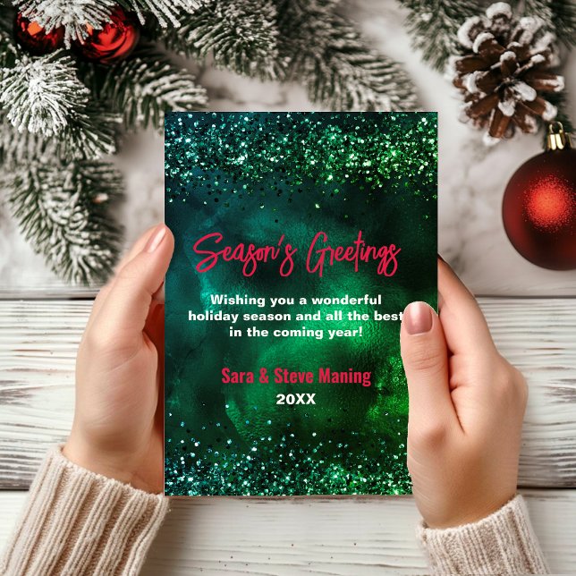 Cute red green marble art Christmas new year (Creator Uploaded)