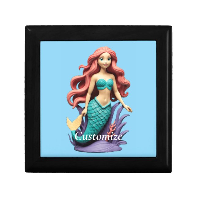 Cute Red-headed Mermaid Thunder_Cove Gift Box (Front)