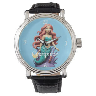 Cute Red-headed Mermaid Thunder_Cove Watch