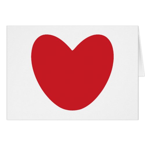 Cute red heart custom text photo Valentines card