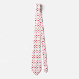 Cute Red Heart Pattern Valentine's Day Gift  Neck Tie