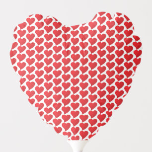 Cute red hearts pattern Valentine's day heart Balloon