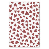 Cute Love Hearts Pink & Red Valentine Tissue Paper