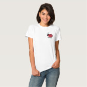 Cute Red Lady Bug Personalized Embroidered Shirt (Front Full)