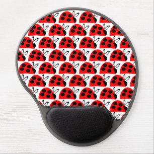 Cute Red Ladybug Gel Mouse Pad