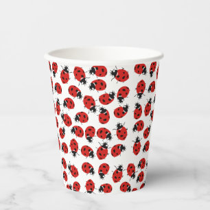 Cute Red Ladybug Pattern  Paper Cups