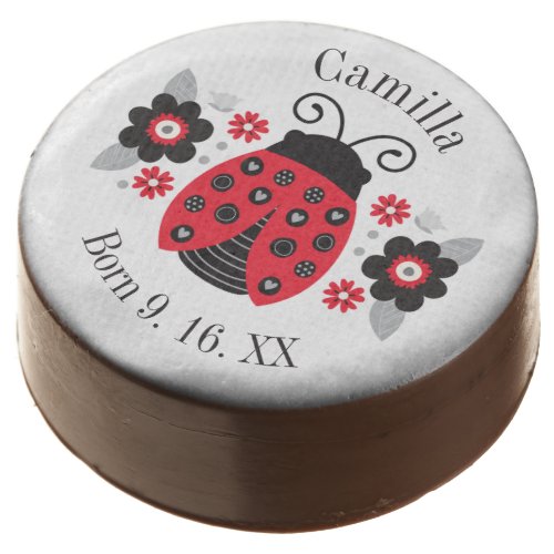 Cute Red Ladybug Personalized Cookie