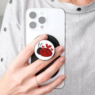 Cute Red Ladybug PopSocket