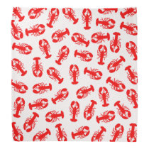 Cute Red Lobster Animal Pattern Bandana Cute Red Lobster Animal Pattern Bandana