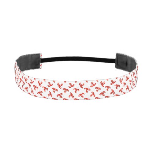 Cute Red Lobsters Athletic Headband