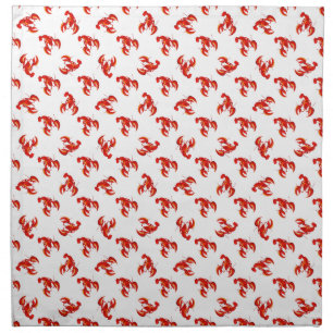 Cute Red Lobsters Cloth Napkin