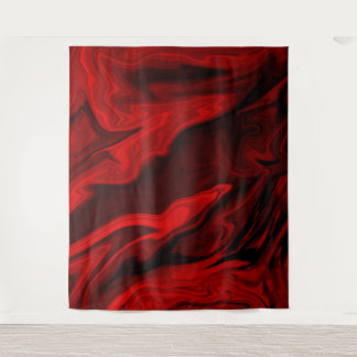Cute Red Marble Blood Red Color Tapestry