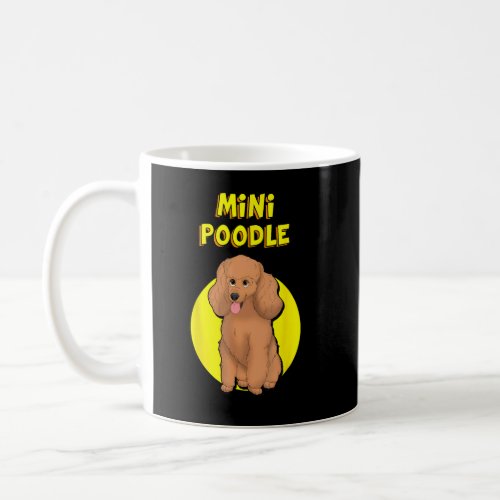 Cute Red Miniature Poodle  Coffee Mug