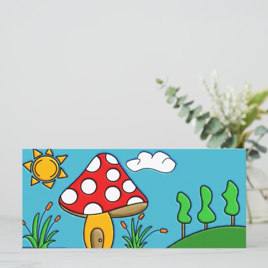 cute red mushroom (Standing Front)
