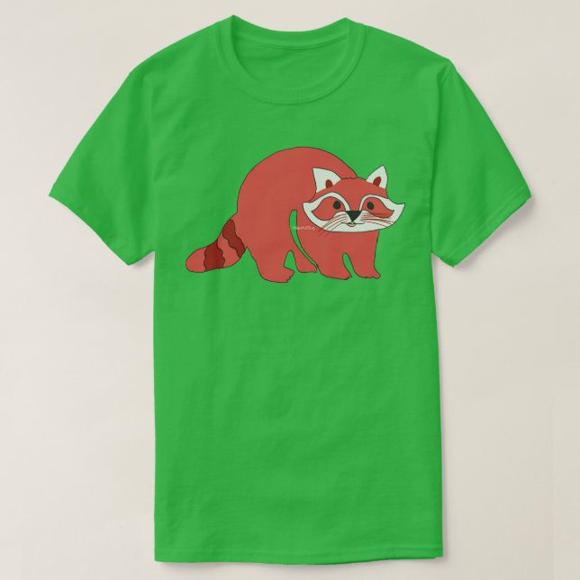 Cute Red Panda 16 T-Shirt (Design Front)