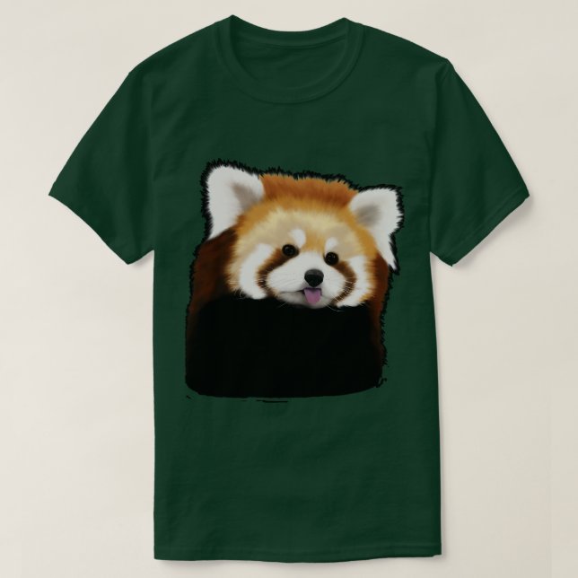 Cute Red Panda 17 T-Shirt (Design Front)