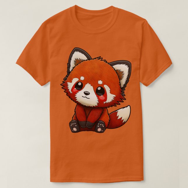 Cute red panda 21 T-Shirt (Design Front)