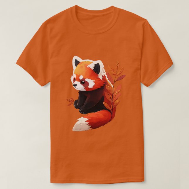 Cute red panda 22 T-Shirt (Design Front)
