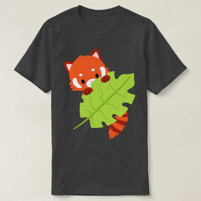 Cute Red panda 24 T-Shirt (Design Front)