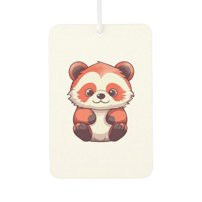Cute Red Panda  Air Freshener (Front)