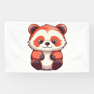 Cute Red Panda Banner