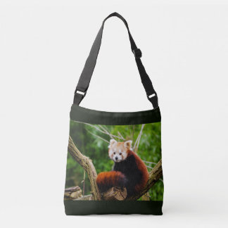 Cute Red Panda Bear Crossbody Bag