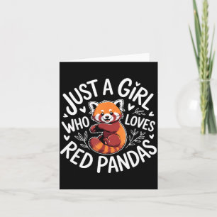 Cute Red Panda Costume For Women Girls Kids Red Pa Card
