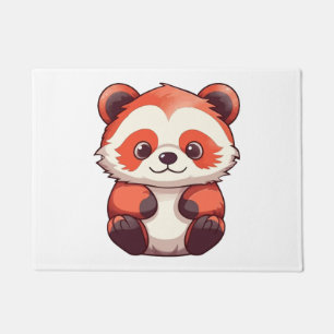 Cute Red Panda Doormat
