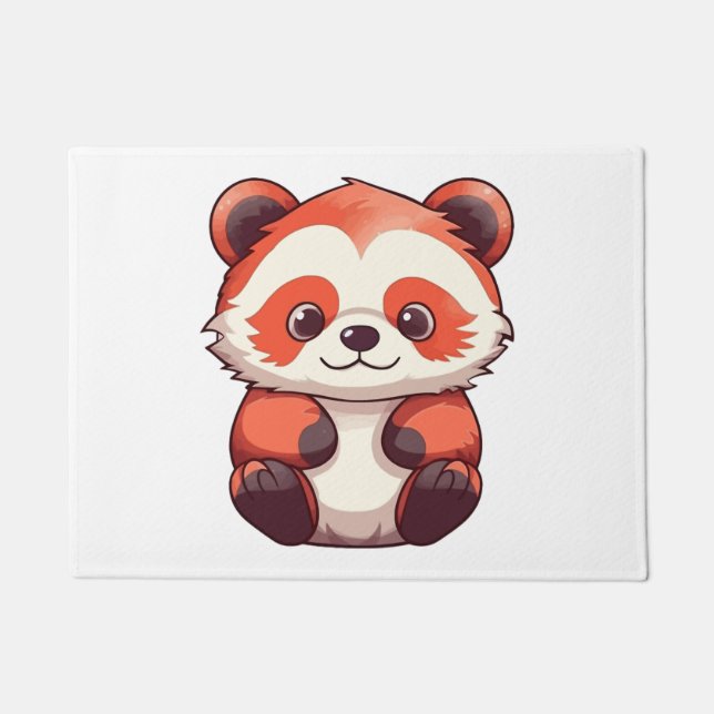 Cute Red Panda  Doormat (Front)