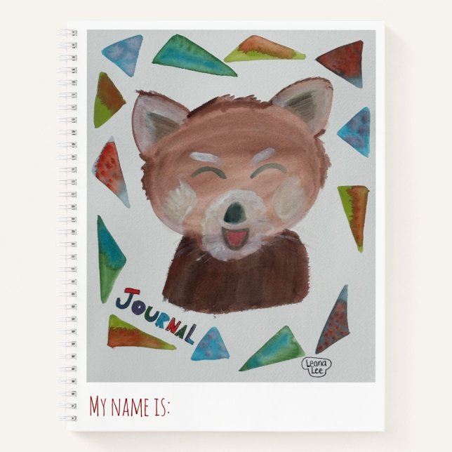 Cute Red Panda Journal (Front)