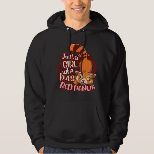 Cute Red Panda Just A Girl Who Loves Red Pandas Hoodie