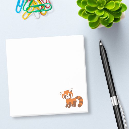 Cute Red Panda Post_it Notes