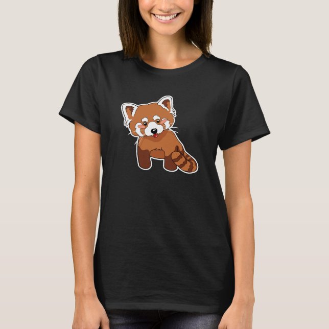 Cute Red Panda T-Shirt (Front)