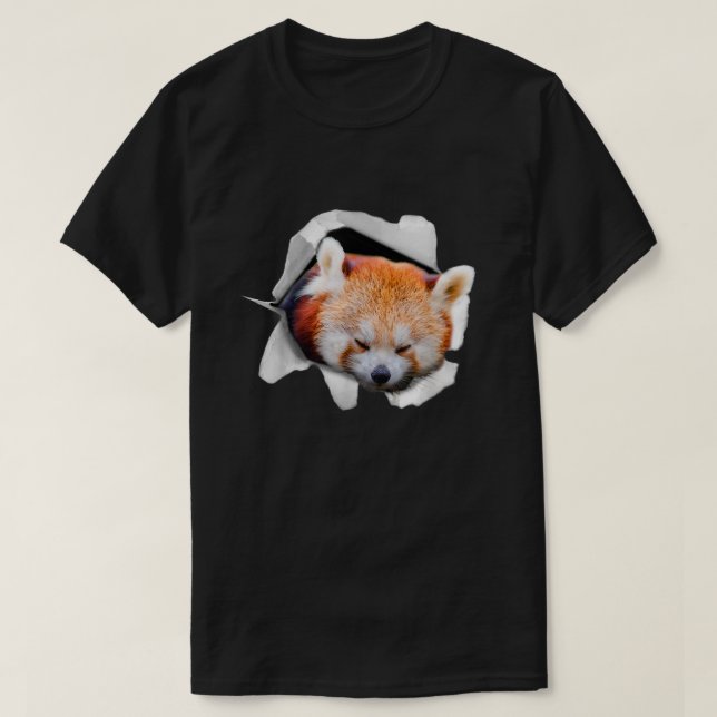 Cute Red PandaLesser Panda Lover Men Women Boys Gi T-Shirt (Design Front)