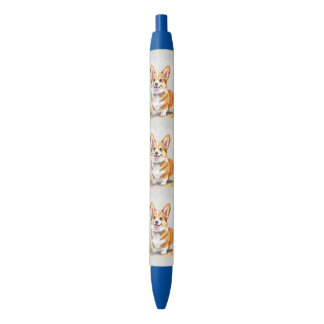 Cute Red Pembroke Welsh Corgi Dog Pen