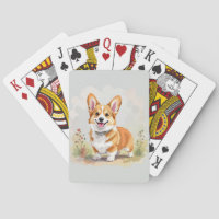 Cute Red Pembroke Welsh Corgi Dog