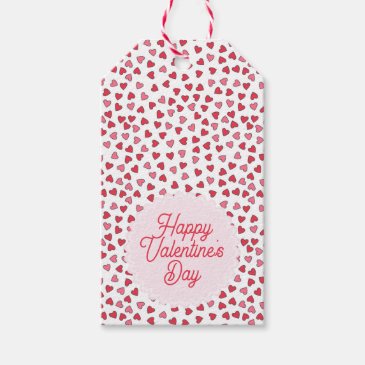 Cute Red & Pink Hearts Galentine's Day Gift Tags