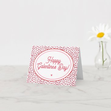 Cute Red & Pink Hearts - Happy Galentine's Day 