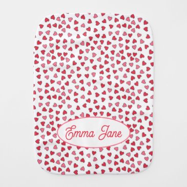 Cute Red & Pink Hearts Pattern