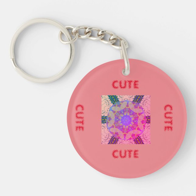 CUTE_RED_PINK KEYCHAIN (Front)