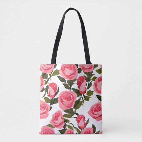 Cute Red Rose Radiance  Tote Bag