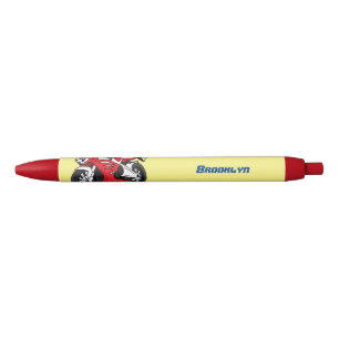 Cute red sports motorcycle cartoon pen