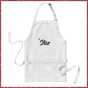 Cute Red Star Apron