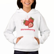 Cute Red Strawberry Fruit Aesthetic Kids