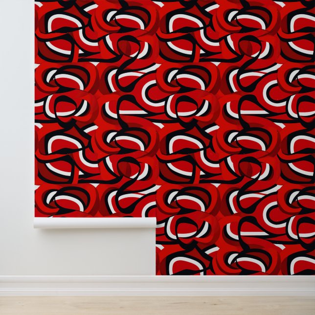 Cute red tiled pattern  wallpaper  (Application)