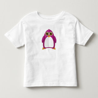 Cute Red Violet Penguin – Kawaii Cartoon Penguin Toddler T-shirt