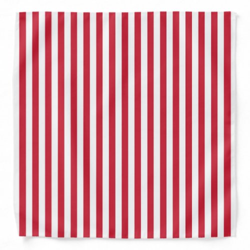 cute red white stripe pattern bandana