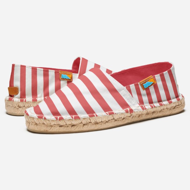 Cute Red & White Striped - Nautical